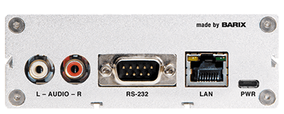 Barix Instreamer Rear Panel